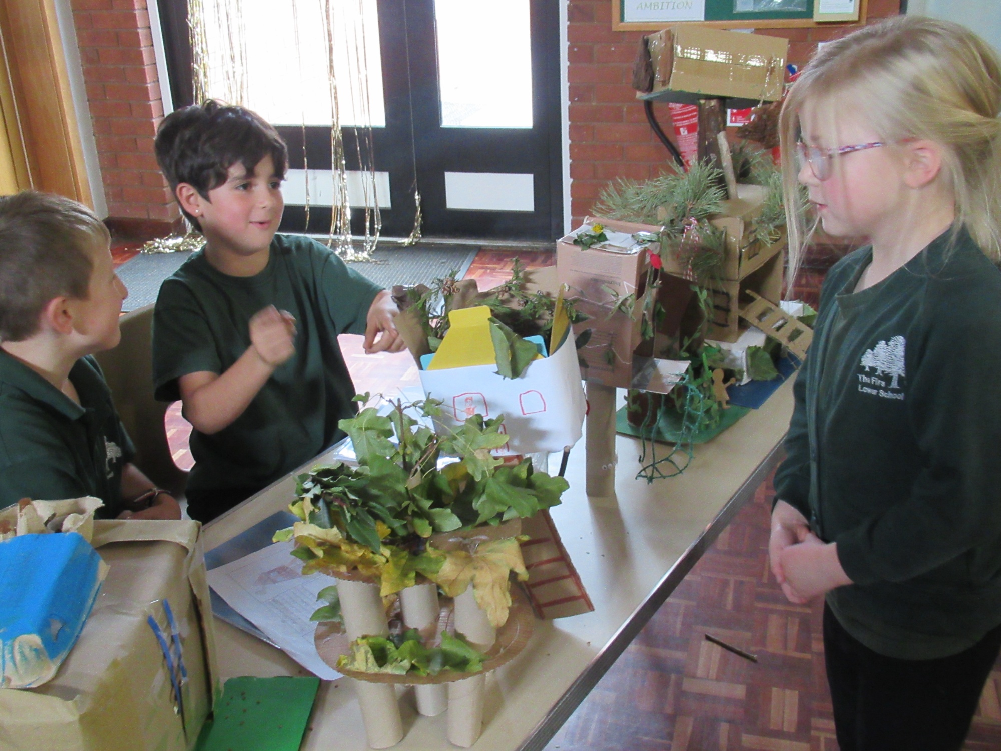 Year 3, Presenting their treehouses