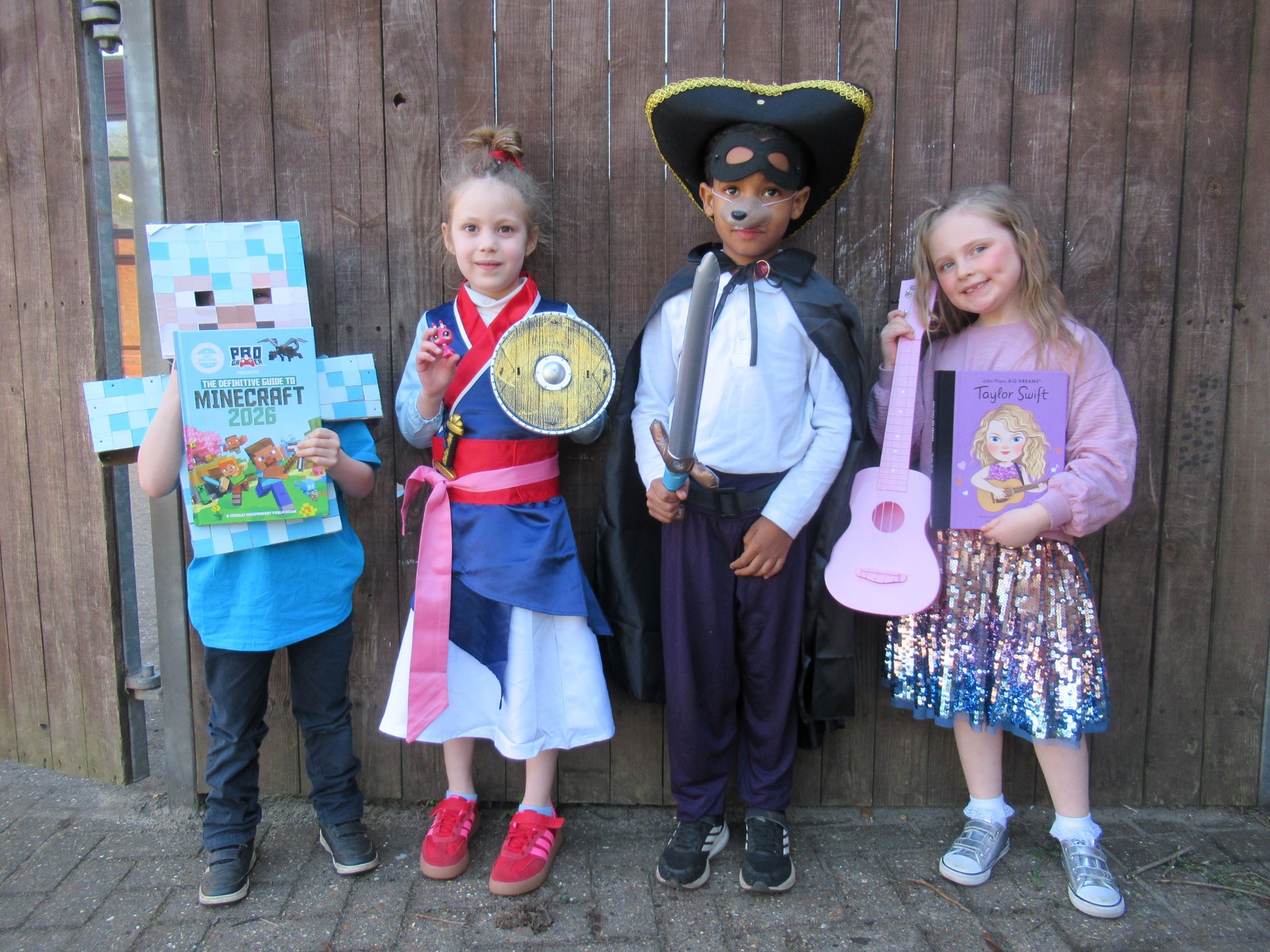 World Book Day, children in the amazing outfits