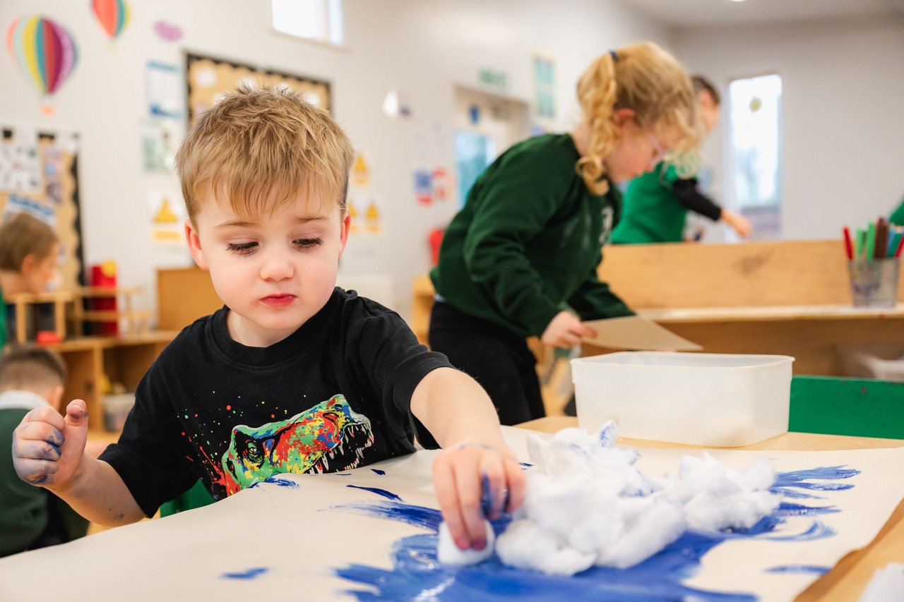 Saplings Child making Clouds