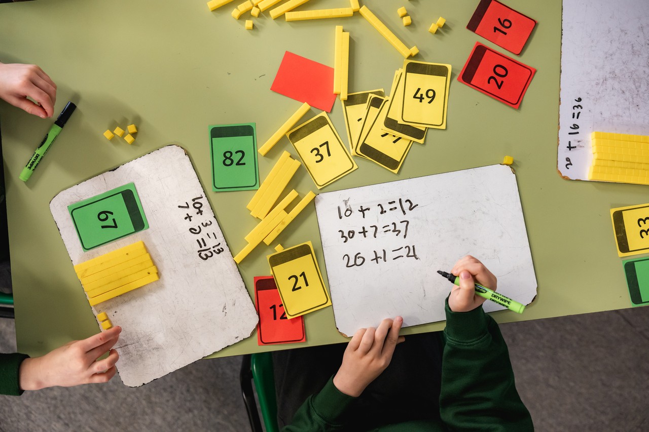 Children in a RWI Lesson at The Firs