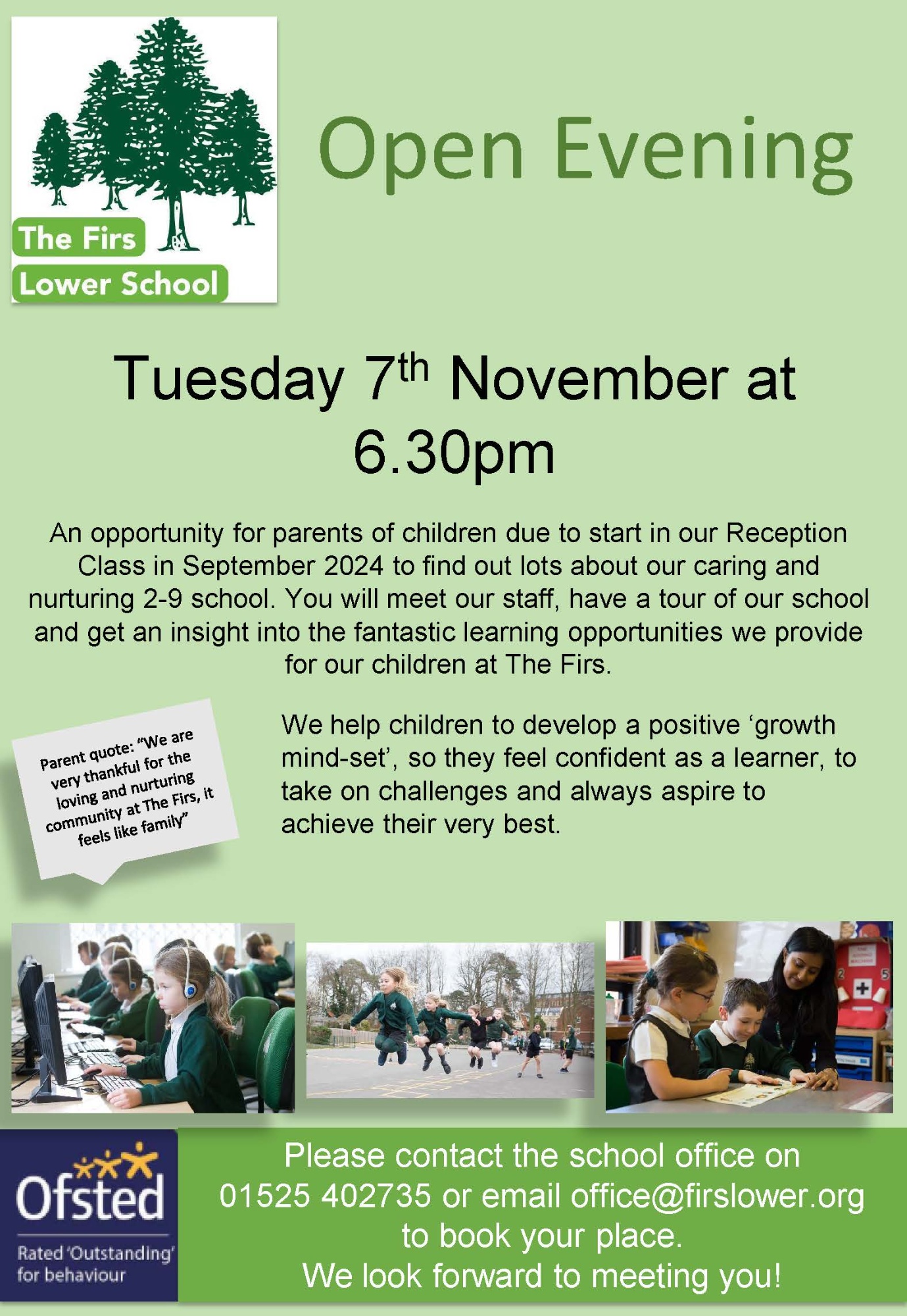 Open Evening Poster, page 1
