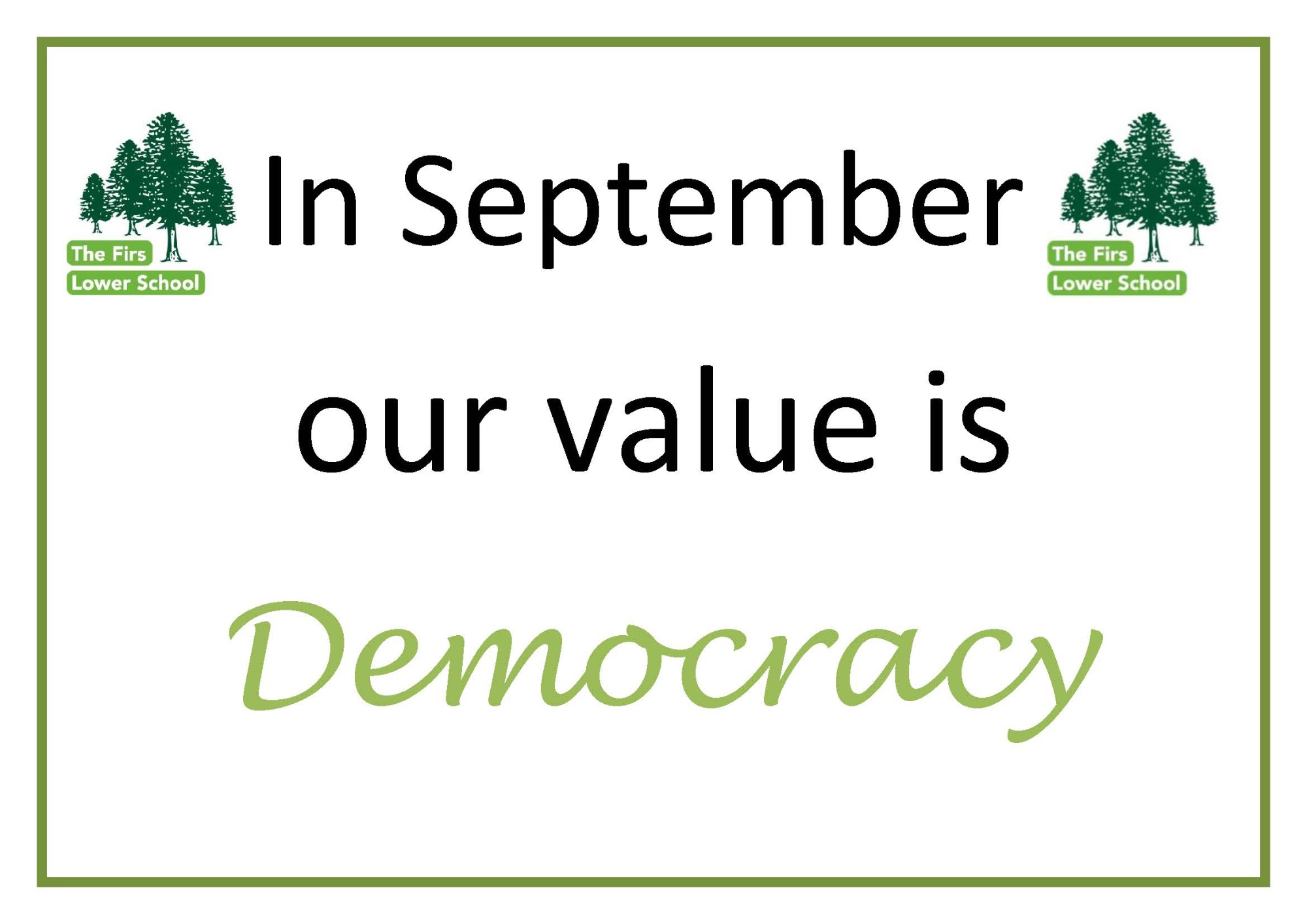 In Aprilour value is Freedom