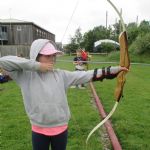 Year 4, Archery on our Two Day Grafham Trip
