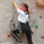 Year 4, The Climbing wall on our Two Day Grafham Trip